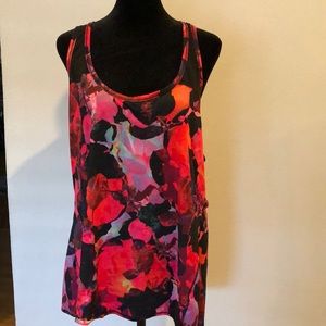 Athleta Floral Tank Top - Multicolor, XL Tall